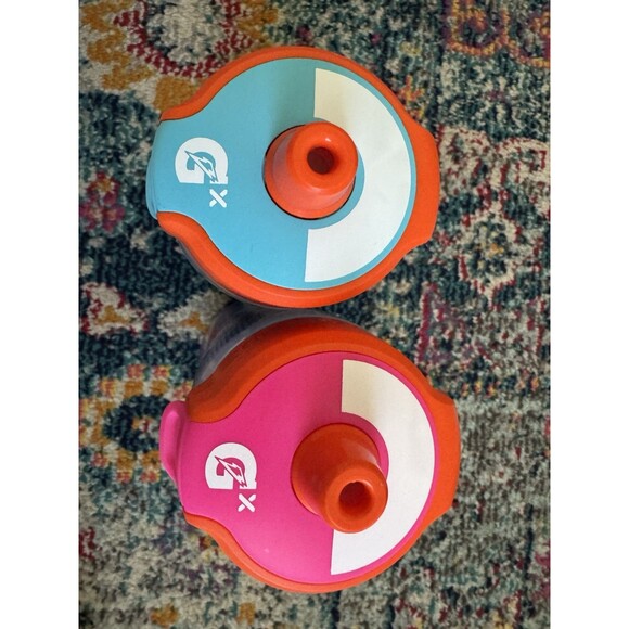 NEW Gatorade GX 30oz Plastic Water Bottle Blue Marble Berry Marble Lot Of 2 - Picture 3 of 5